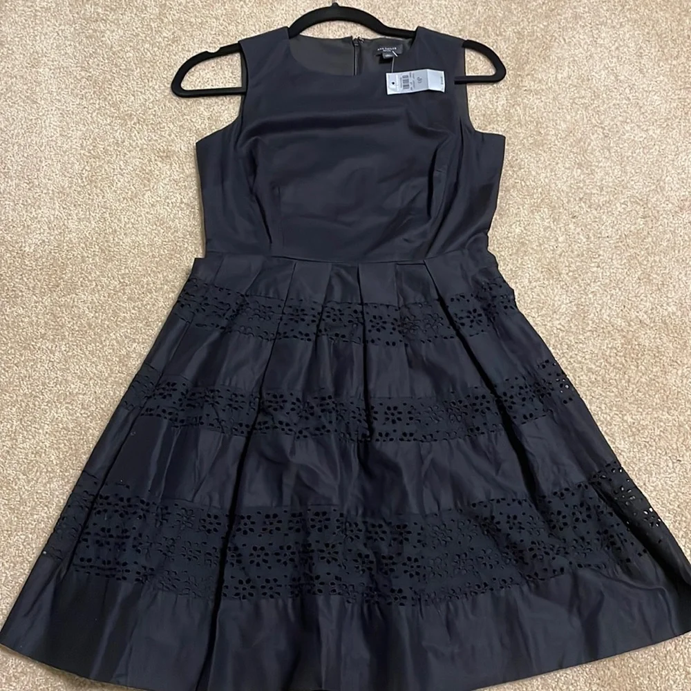 Ann Taylor Little Black Dress. Fitting: Fit & Flare; Size 0 Petite - Picture 1 of 4
